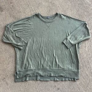 Aerie Olive Crewneck Sweater